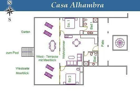 Casa Alhambra Finca Sanjuan Batista Guia De Isora Apartment Guia de Isora (Tenerife)